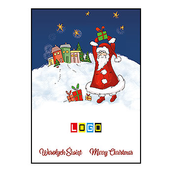 Kartka bożonarodzeniowa BZ1-034dla firm
